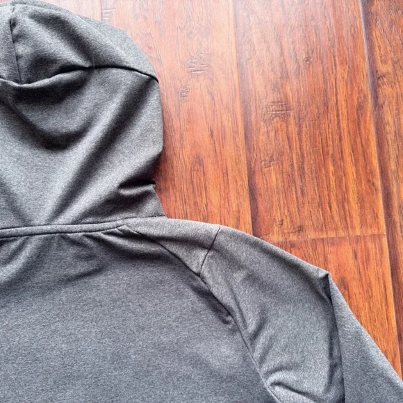 UNRL Crossover Hoodie II Charcoal Grey Men's L Stretch Performance Sports Gym - Picture 15 of 16